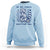 In My Feral Knitting Era Sweatshirt Raccoon Yarn Lover - Wonder Print Shop