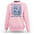 In My Feral Knitting Era Sweatshirt Raccoon Yarn Lover - Wonder Print Shop