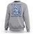 In My Feral Knitting Era Sweatshirt Raccoon Yarn Lover - Wonder Print Shop