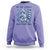 In My Feral Knitting Era Sweatshirt Raccoon Yarn Lover - Wonder Print Shop
