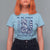 In My Feral Knitting Era T Shirt For Women Raccoon Yarn Lover - Wonder Print Shop