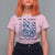 In My Feral Knitting Era T Shirt For Women Raccoon Yarn Lover - Wonder Print Shop