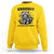 Crocheting Is Cheaper Than Therapy Sweatshirt Raccoon Yarn Lover - Wonder Print Shop