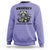 Crocheting Is Cheaper Than Therapy Sweatshirt Raccoon Yarn Lover - Wonder Print Shop
