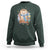 Cute Hedgehog Knitting Sweatshirt Gift For Crocheter - Wonder Print Shop
