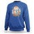 Cute Hedgehog Knitting Sweatshirt Gift For Crocheter - Wonder Print Shop