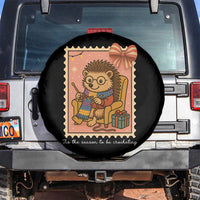 Cute Hedgehog Knitting Spare Tire Cover Christmas Holiday Gift - Wonder Print Shop