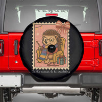 Cute Hedgehog Knitting Spare Tire Cover Christmas Holiday Gift - Wonder Print Shop