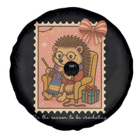 Cute Hedgehog Knitting Spare Tire Cover Christmas Holiday Gift - Wonder Print Shop