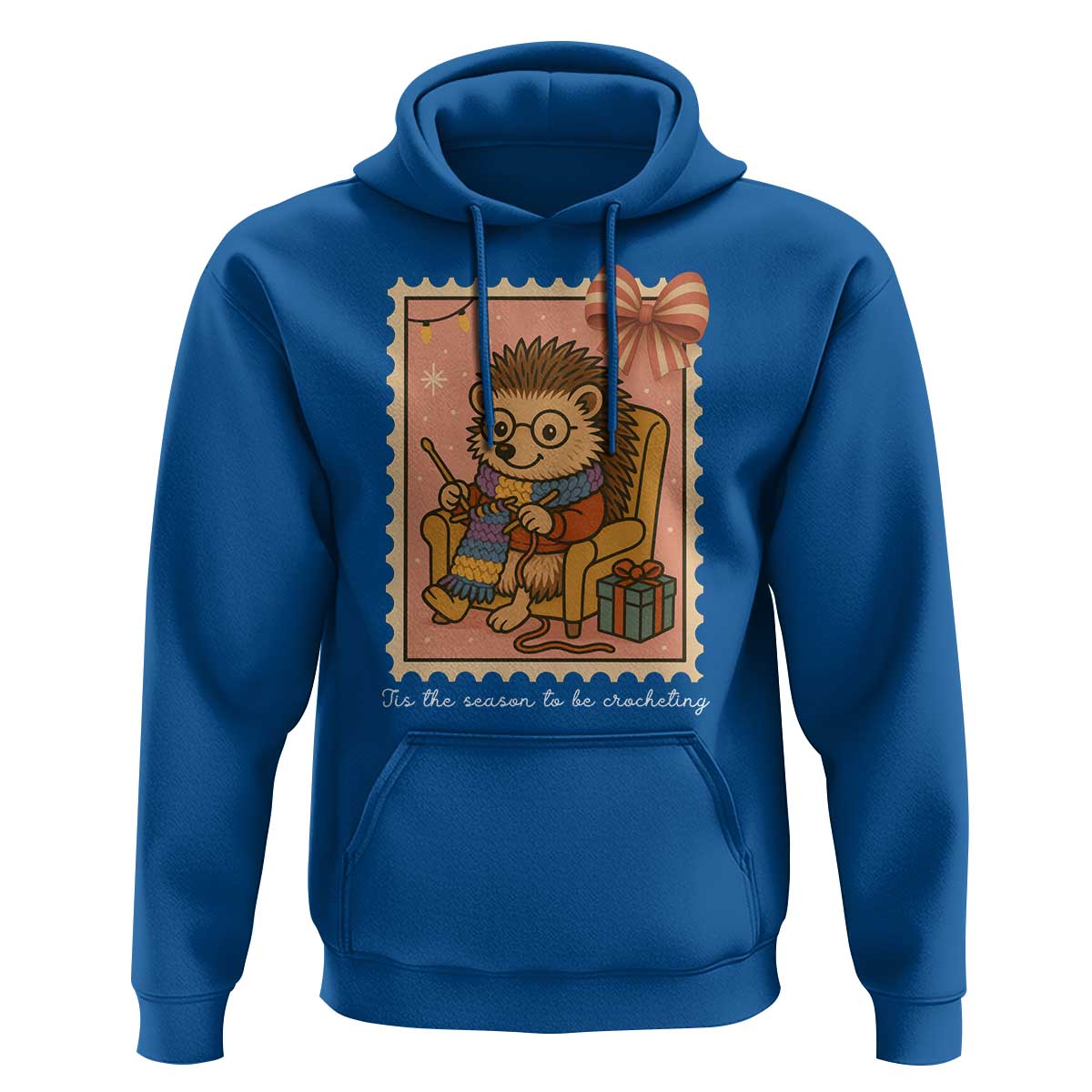 Cute Hedgehog Knitting Hoodie Christmas Holiday Gift - Wonder Print Shop