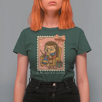 Cute Hedgehog Knitting T Shirt For Women Christmas Holiday Gift - Wonder Print Shop