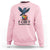F Caw F I Am Knitting Sweatshirt Funny Raven Gift For Knitter - Wonder Print Shop