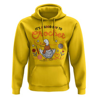 Funny Goose Crocheting Hoodie It Is A Good Day To Crochet - Wonder Print Shop