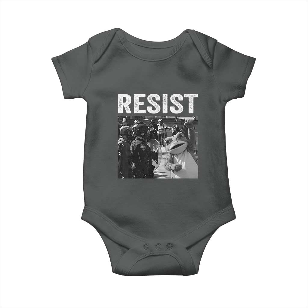 Portland Frog Protest Baby Onesie Funny Rebel Gift - Wonder Print Shop