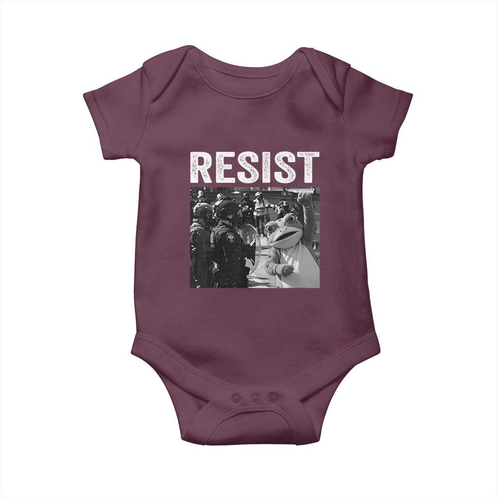 Portland Frog Protest Baby Onesie Funny Rebel Gift - Wonder Print Shop