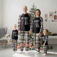 Portland Frog Protest Plaid Pajama Set Funny Rebel Gift - Wonder Print Shop