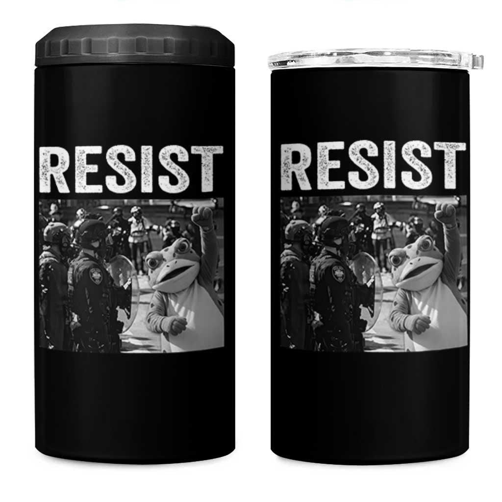Portland Frog Protest 4 in 1 Can Cooler Tumbler Funny Rebel Gift - Wonder Print Shop