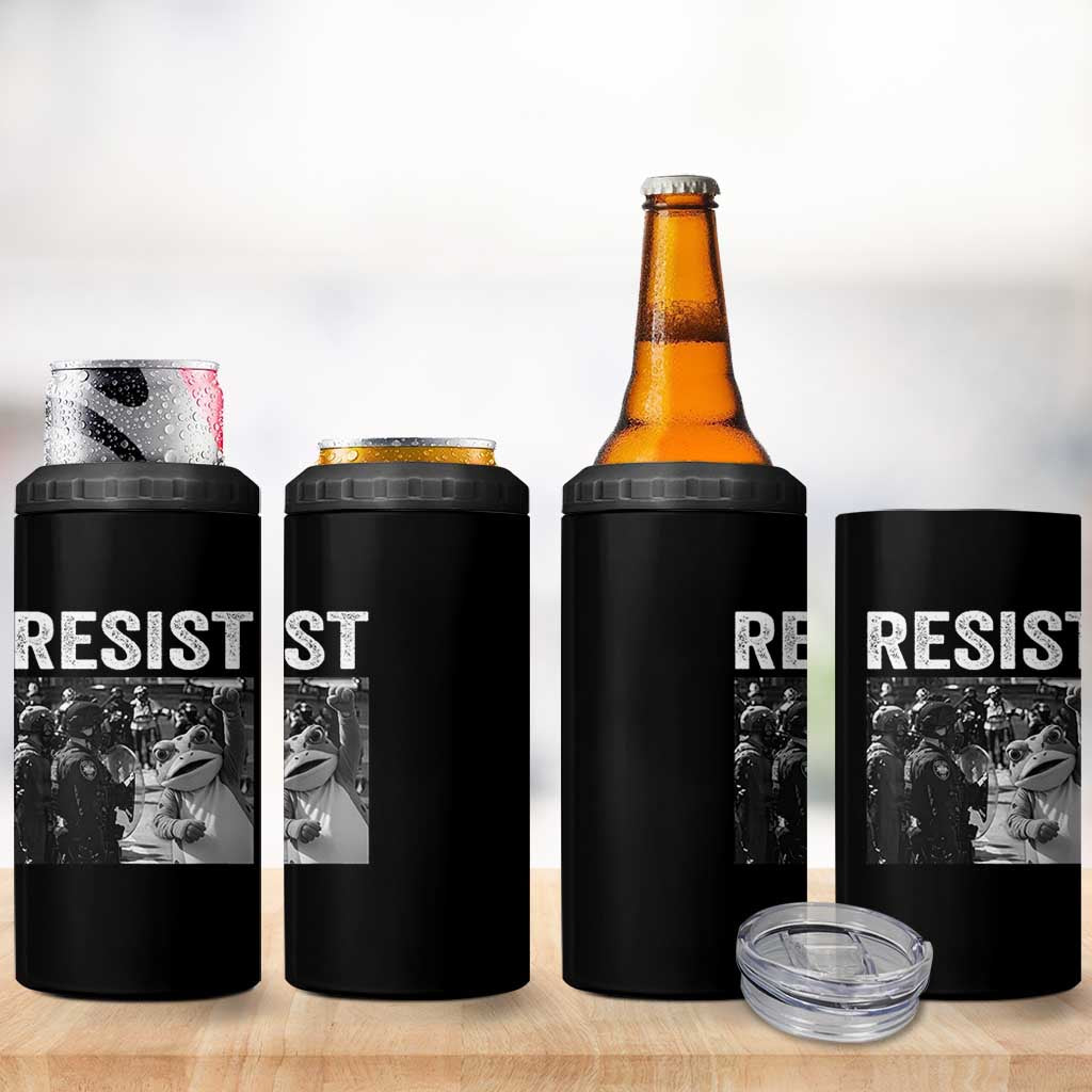 Portland Frog Protest 4 in 1 Can Cooler Tumbler Funny Rebel Gift - Wonder Print Shop
