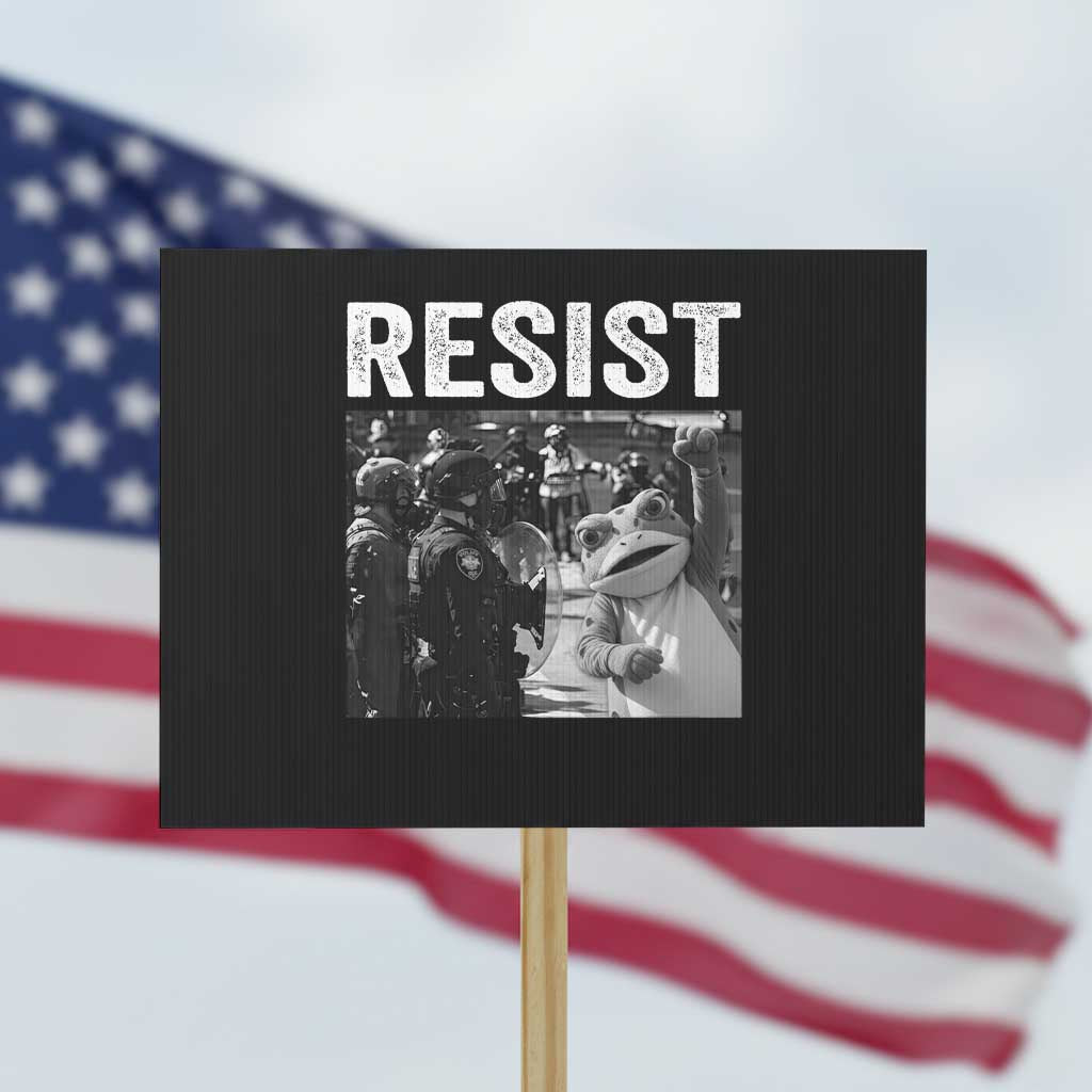 Portland Frog Protest Protest Sign Funny Rebel Gift - Wonder Print Shop