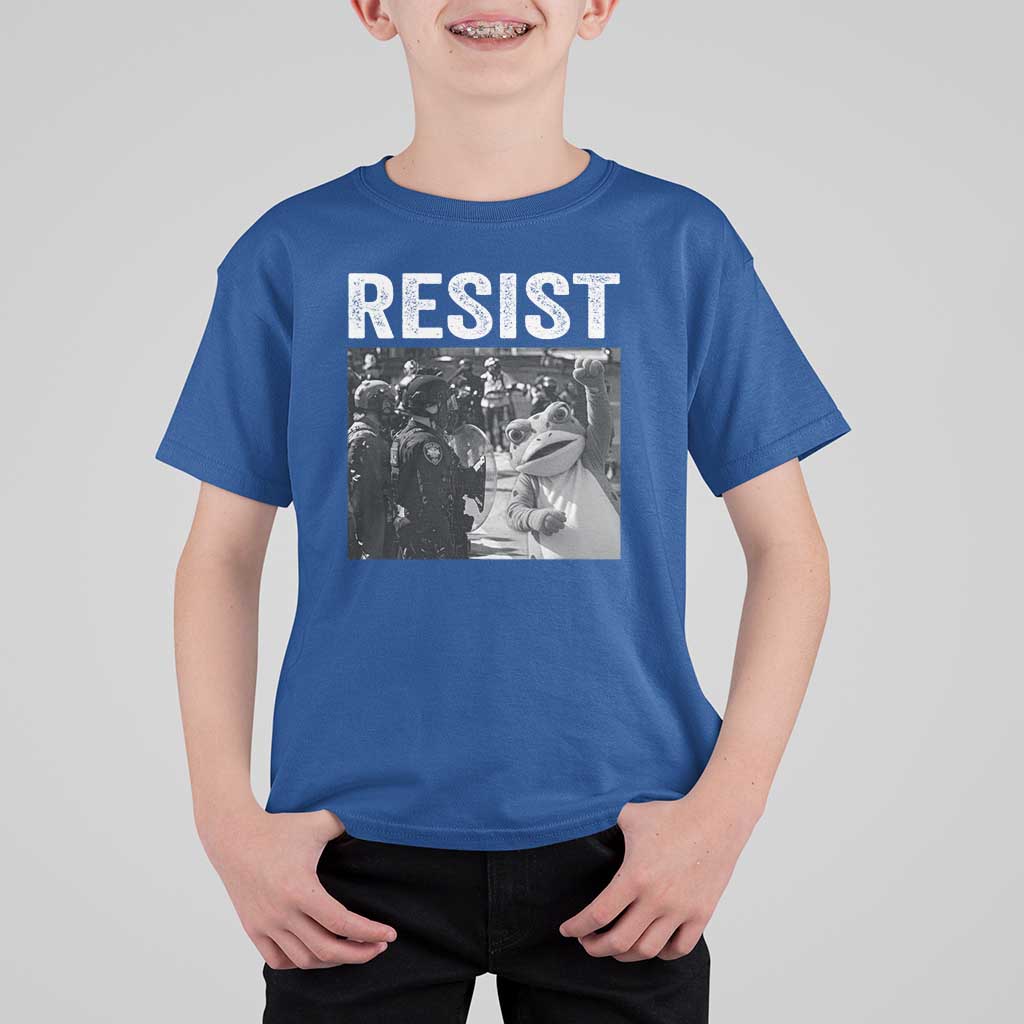 Portland Frog Protest T Shirt For Kid Funny Rebel Gift - Wonder Print Shop