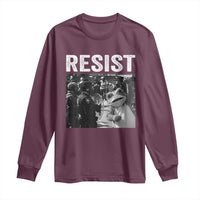 Portland Frog Protest Long Sleeve Shirt Funny Rebel Gift - Wonder Print Shop