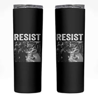Portland Frog Protest Skinny Tumbler Funny Rebel Gift - Wonder Print Shop