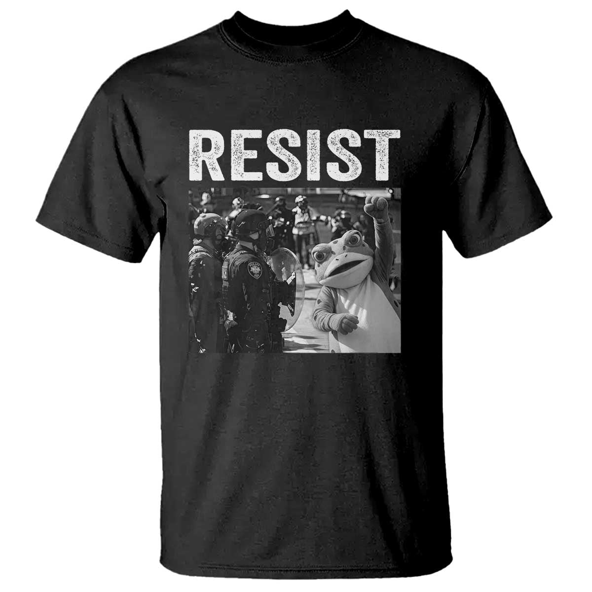 Portland Frog Protest T Shirt Funny Rebel Gift - Wonder Print Shop
