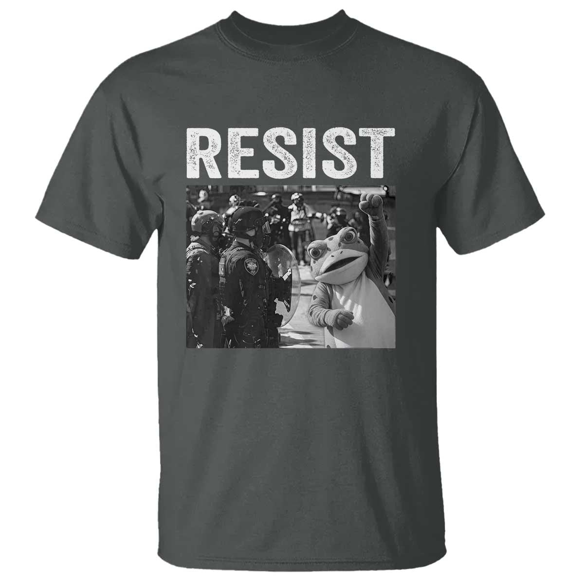 Portland Frog Protest T Shirt Funny Rebel Gift - Wonder Print Shop