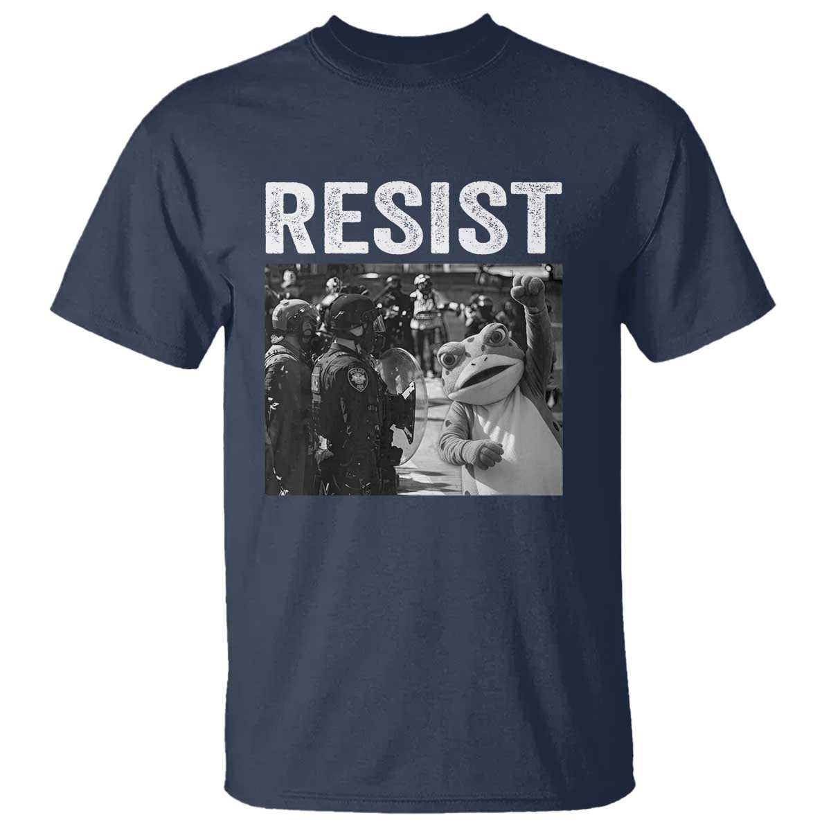 Portland Frog Protest T Shirt Funny Rebel Gift - Wonder Print Shop