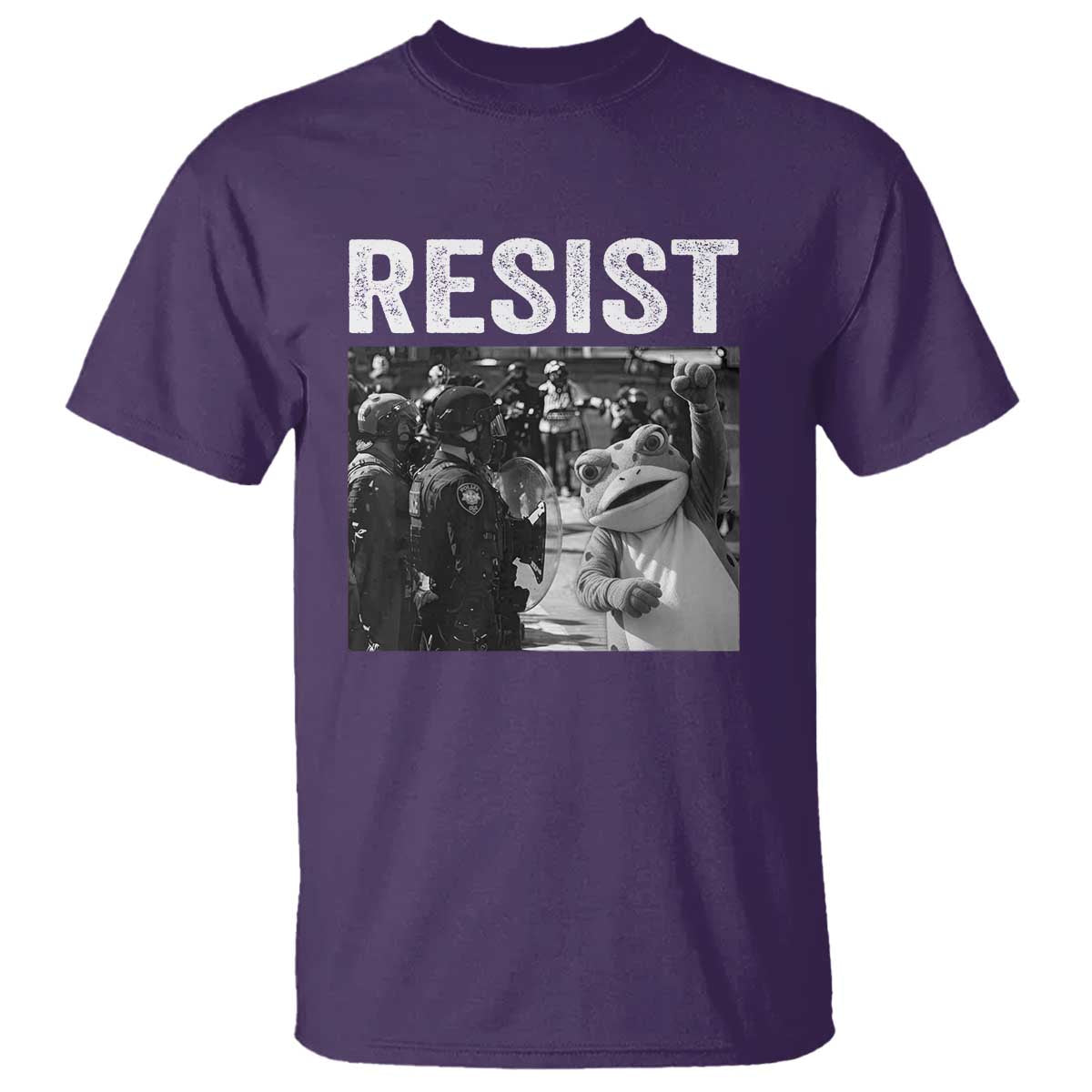 Portland Frog Protest T Shirt Funny Rebel Gift - Wonder Print Shop