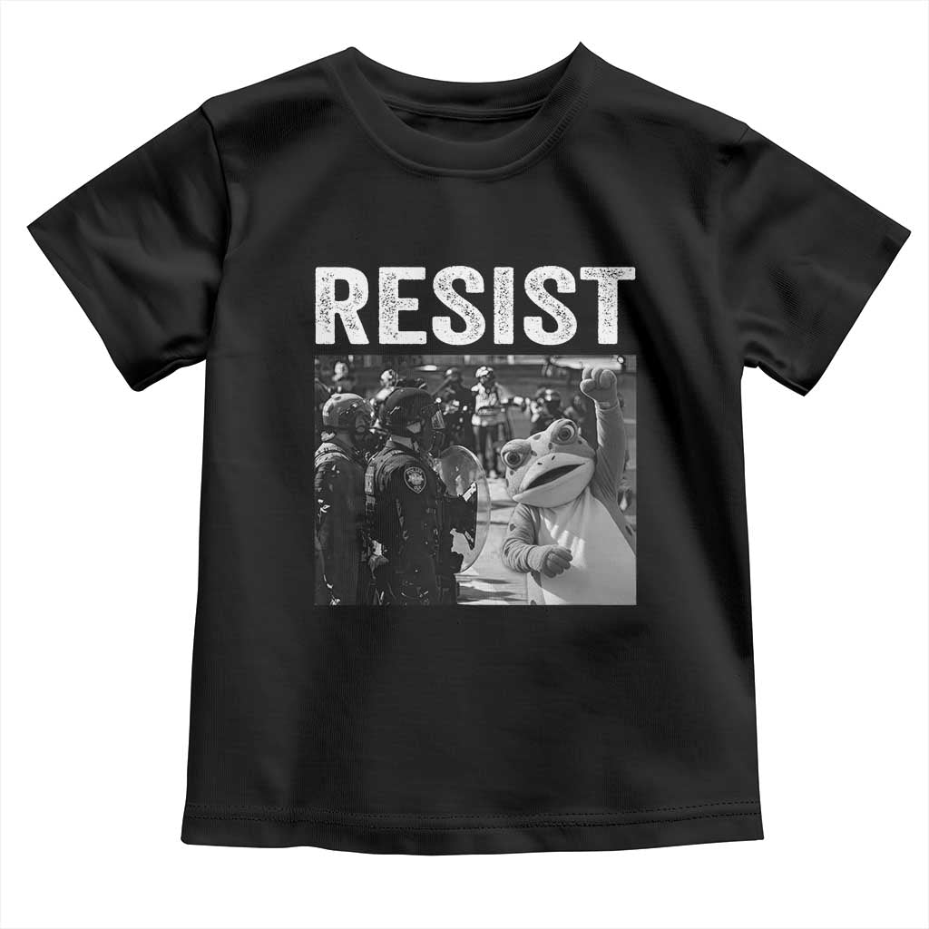 Portland Frog Protest Toddler T Shirt Funny Rebel Gift - Wonder Print Shop