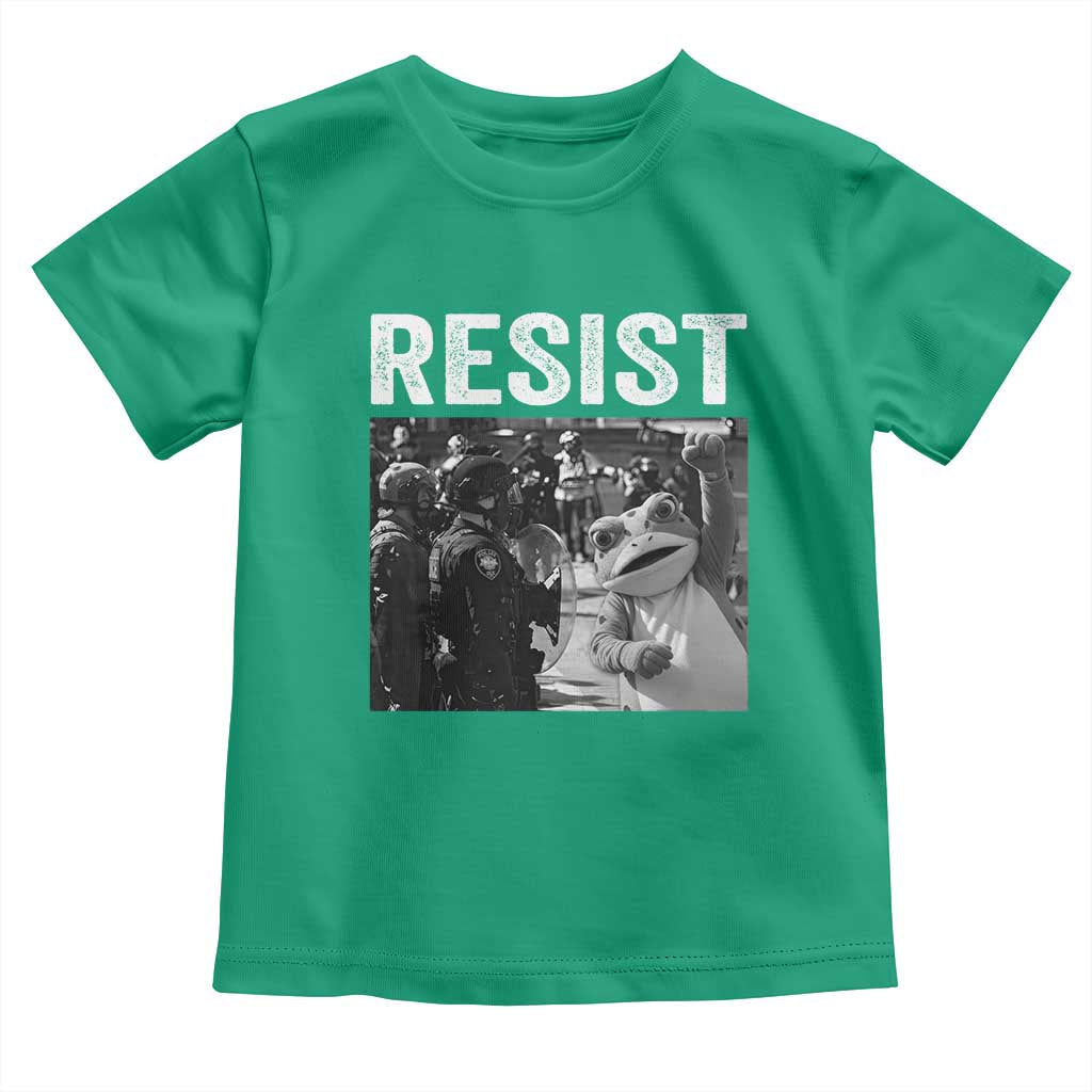 Portland Frog Protest Toddler T Shirt Funny Rebel Gift - Wonder Print Shop