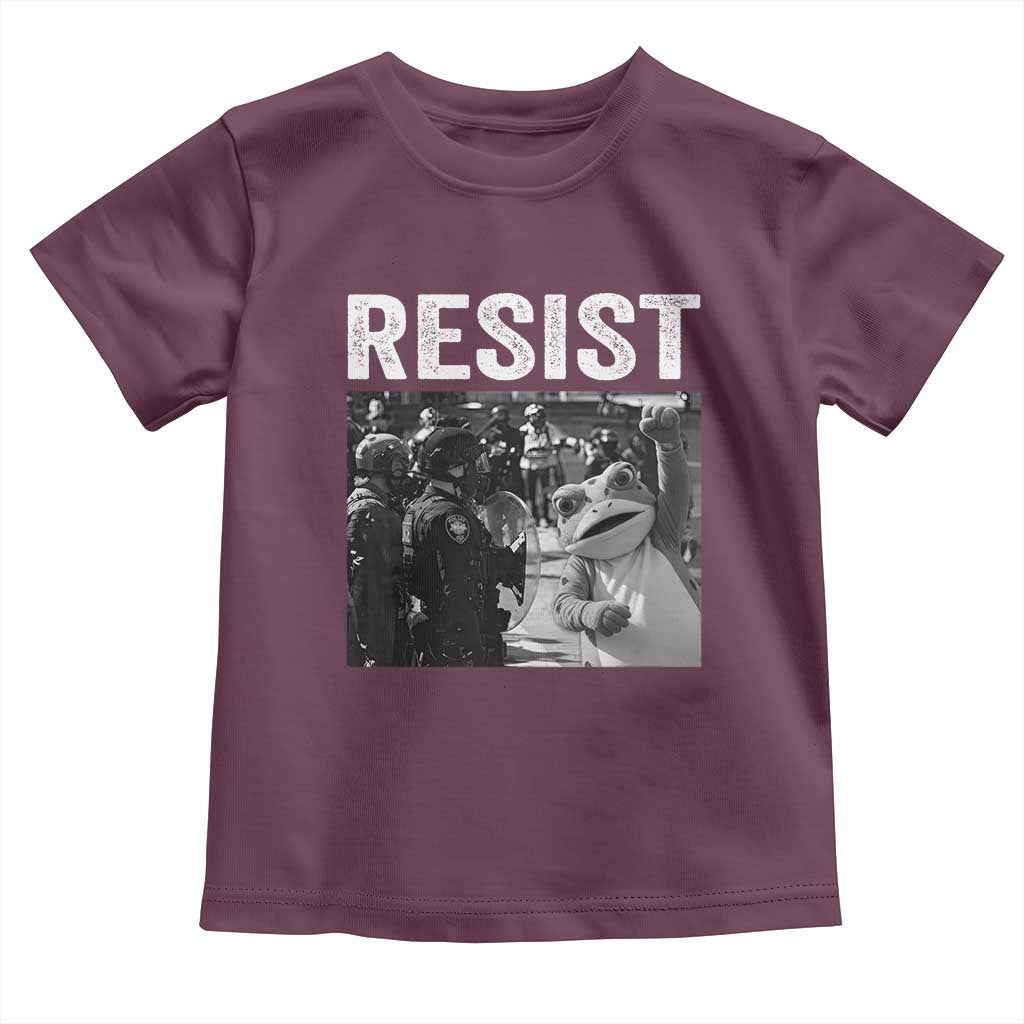 Portland Frog Protest Toddler T Shirt Funny Rebel Gift - Wonder Print Shop