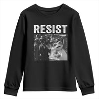 Portland Frog Protest Youth Sweatshirt Funny Rebel Gift - Wonder Print Shop