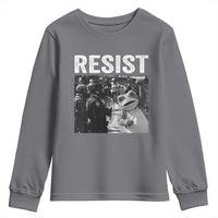 Portland Frog Protest Youth Sweatshirt Funny Rebel Gift - Wonder Print Shop