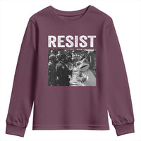 Portland Frog Protest Youth Sweatshirt Funny Rebel Gift - Wonder Print Shop