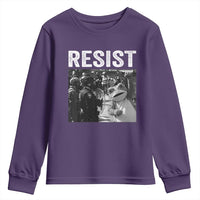 Portland Frog Protest Youth Sweatshirt Funny Rebel Gift - Wonder Print Shop