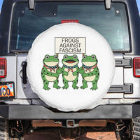 Frogs Against Fascism Spare Tire Cover Funny Portland Meme Humor Gift - Wonder Print Shop