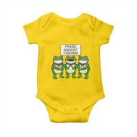 Frogs Against Fascism Baby Onesie Funny Portland Meme Humor Gift - Wonder Print Shop