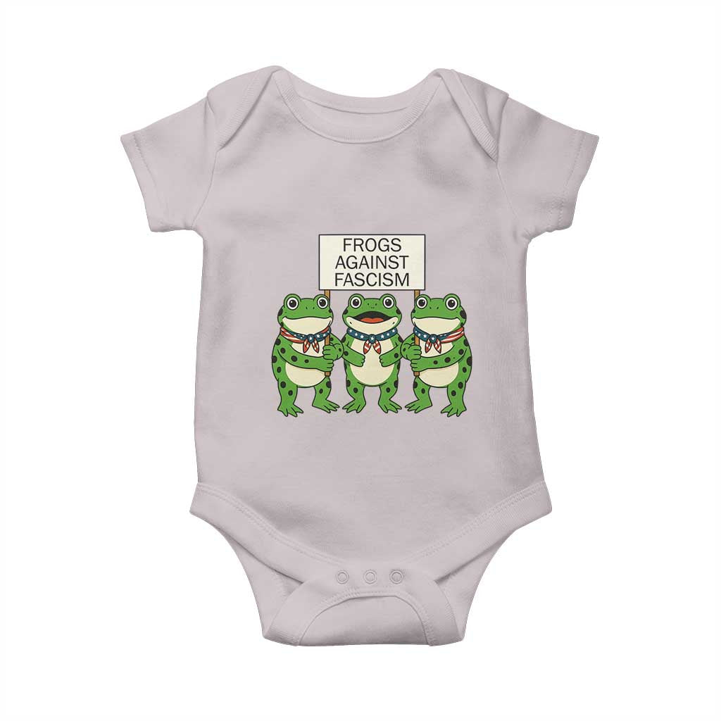 Frogs Against Fascism Baby Onesie Funny Portland Meme Humor Gift - Wonder Print Shop