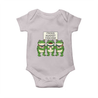 Frogs Against Fascism Baby Onesie Funny Portland Meme Humor Gift - Wonder Print Shop