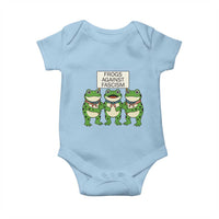 Frogs Against Fascism Baby Onesie Funny Portland Meme Humor Gift - Wonder Print Shop