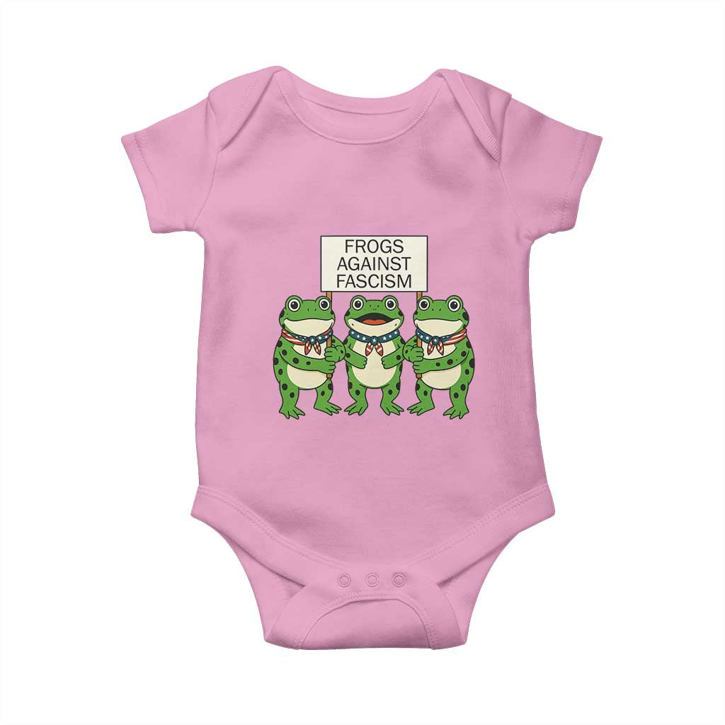 Frogs Against Fascism Baby Onesie Funny Portland Meme Humor Gift - Wonder Print Shop