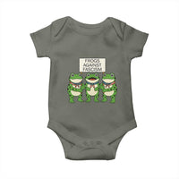 Frogs Against Fascism Baby Onesie Funny Portland Meme Humor Gift - Wonder Print Shop