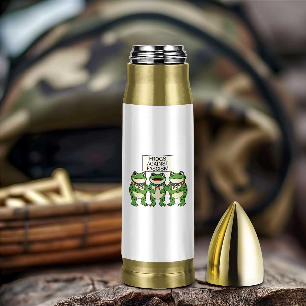Frogs Against Fascism Bullet Tumbler Funny Portland Meme Humor Gift - Wonder Print Shop