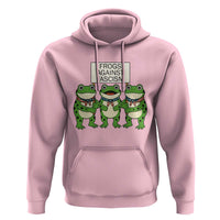Frogs Against Fascism Hoodie Funny Portland Meme Humor Gift - Wonder Print Shop