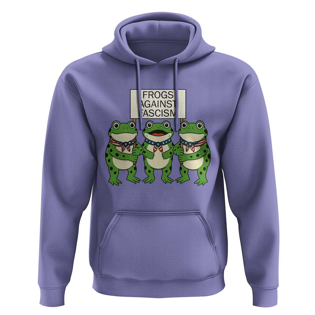 Frogs Against Fascism Hoodie Funny Portland Meme Humor Gift - Wonder Print Shop