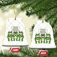 Frogs Against Fascism Ceramic Ornament Funny Portland Meme Humor Gift - Wonder Print Shop