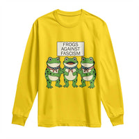 Frogs Against Fascism Long Sleeve Shirt Funny Portland Meme Humor Gift - Wonder Print Shop