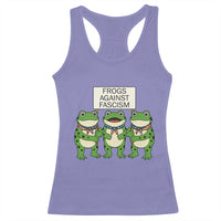 Frogs Against Fascism Racerback Tank Top Funny Portland Meme Humor Gift - Wonder Print Shop